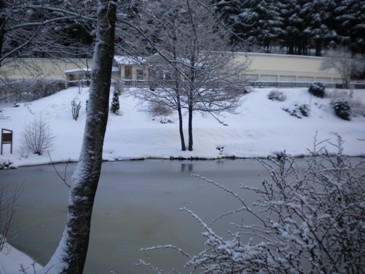 La Source du Tampa sous la neige